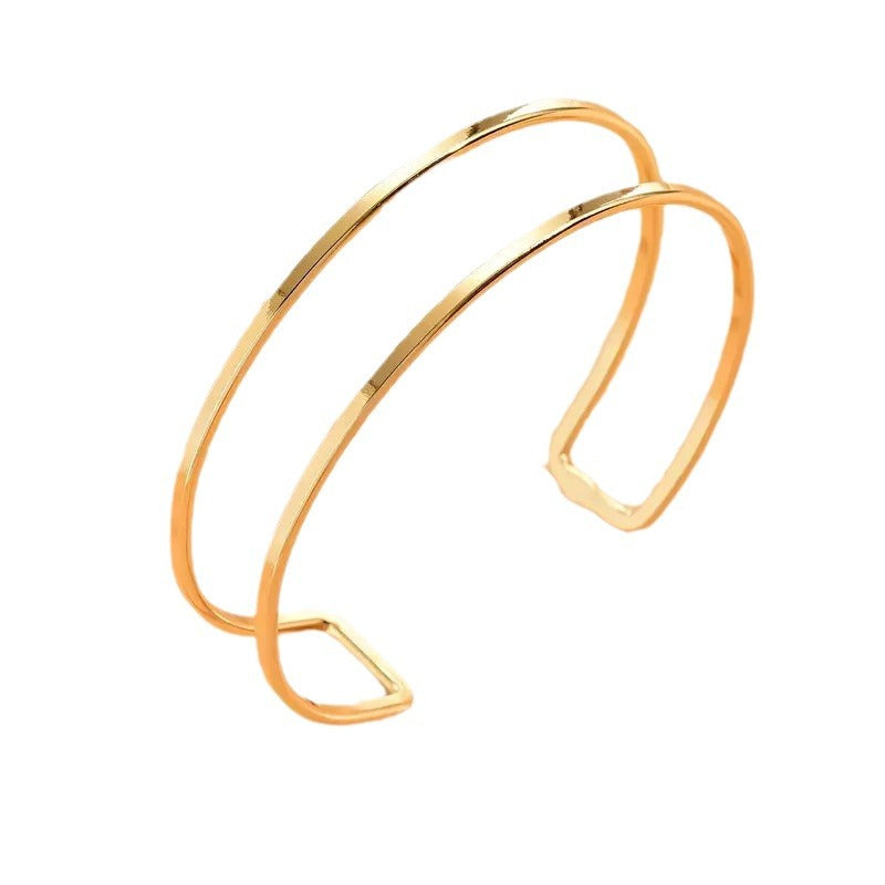 Simple Layered Open Arm Cuff
