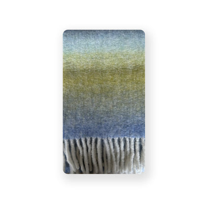 Gradient Wool Blend Scarf Women's Thick Warm Stylish Neck Wrap