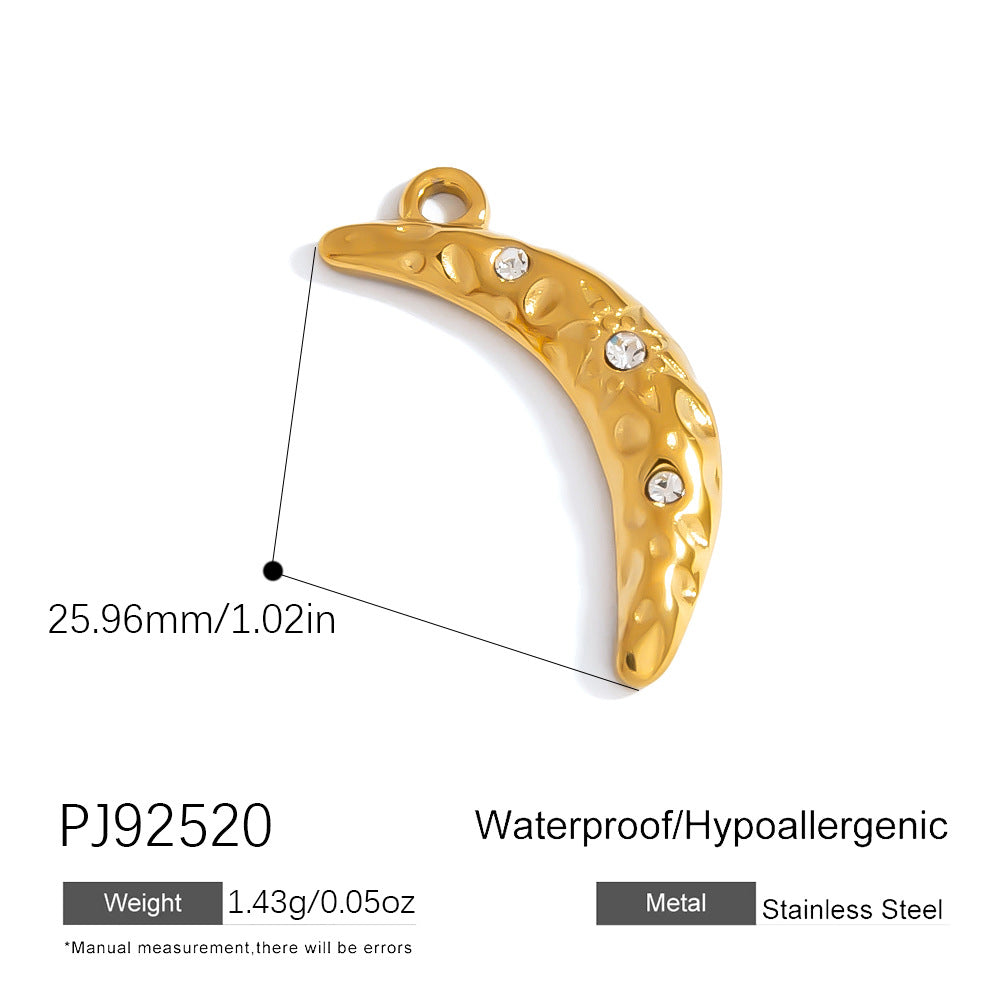 Luxury Heart-Shaped Stainless Steel DIY Jewelry Accessories Bracelet Necklace