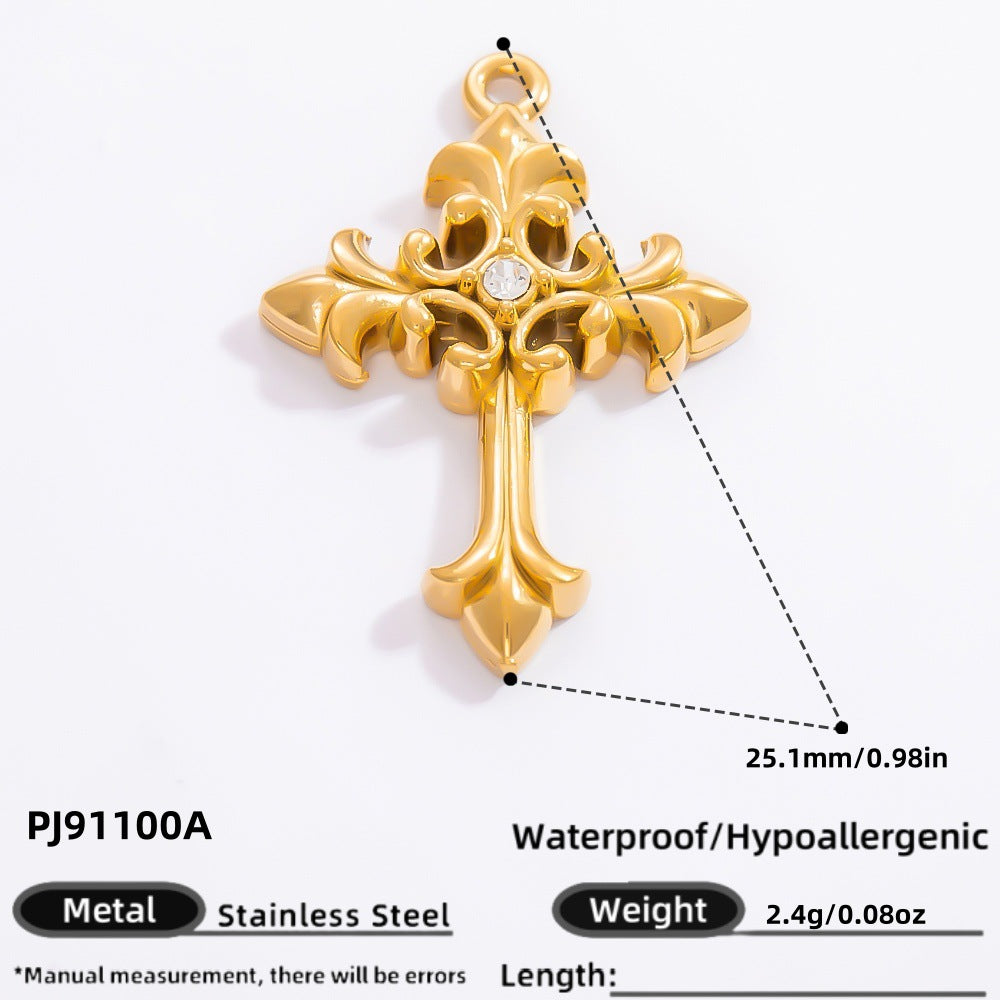 Minimalist DIY Jewelry Accessories Stainless Steel Necklace Pendant