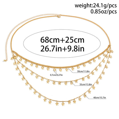 Sexy Star Peral Butterfly Chain