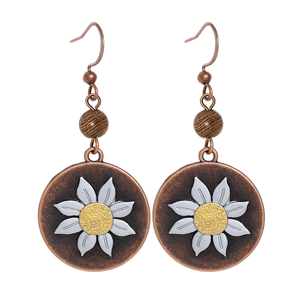 Vintage Bohemian Tassel Earrings with Hollow Design