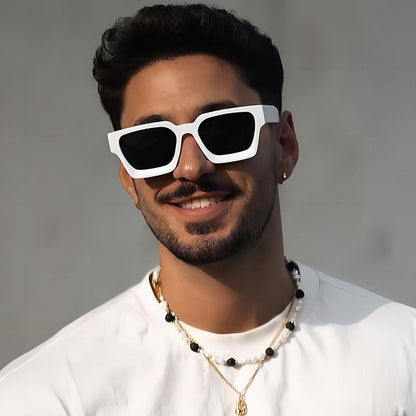 Trendy Square Multi-Color UV400 Sunglasses