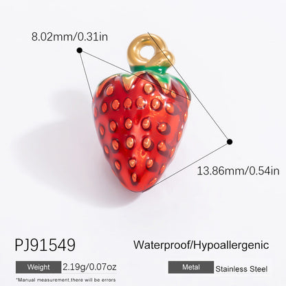 Mini Fruit Cartoon DIY Jewelry Accessories Handmade Necklace Bracelet