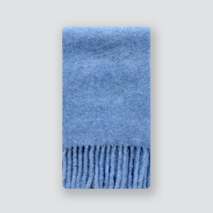 Alpaca Blend Scarf with Fringe - Elegant All-Season Accessory