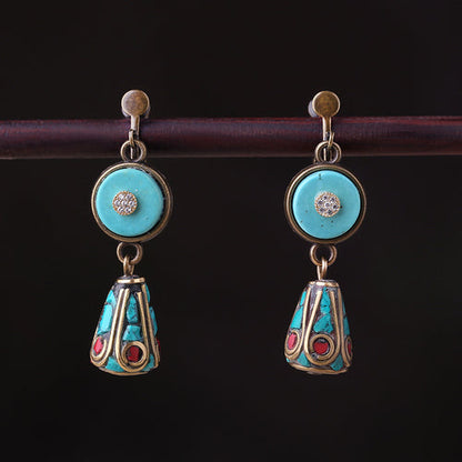 Original Design Unique Minority Retro Style Earrings Female Non Pierced Temperament Earrings Design Sense Earrings