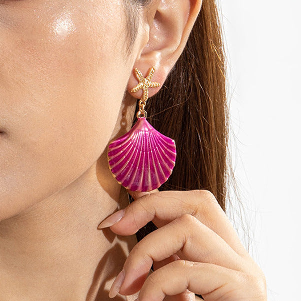 Geometric Metal Circle Earrings Set Stylish Casual Earrings