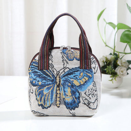Handbag Bag Women'S New Bag Children'S Bag Woven Ethnic Style Small Cloth Bag