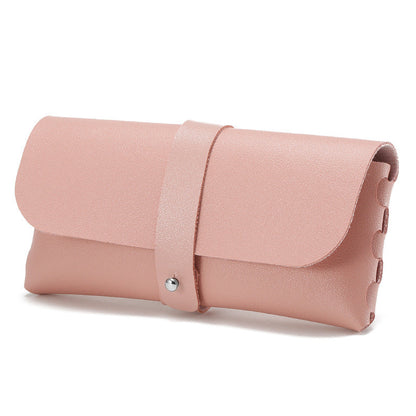 Soft PU Leather Sunglasses Case Compact Eyewear Storage Box