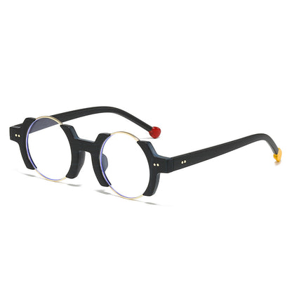 Trendy Colorful Round Frame Eyeglasses for Casual Style