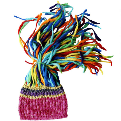 Outdoor Nepal Handmade Wool Felt Reggae National Style Personalized Knitted Hat Dirty Braided Hat Ear Protection Hat