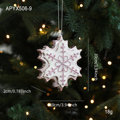 Sparking Cartoon Pendant Christmas Hanging Ornament