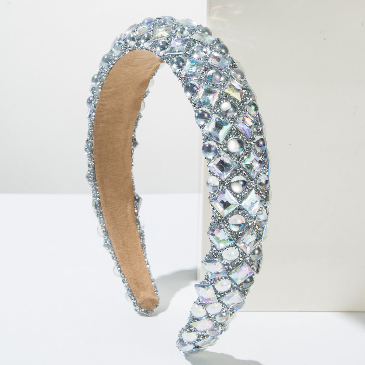 Trendy Resin Pearl Headband Elegant Hair Accessory