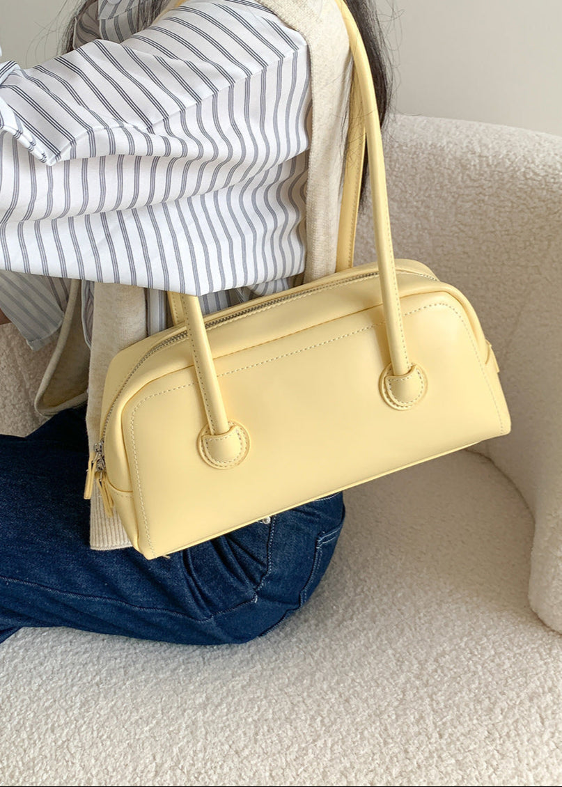 Mini Shoulder Bag Faux Leather Compact Style