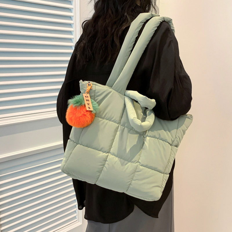 New Large Capacity Nylon Tote Bag Stylish Casual Handbag