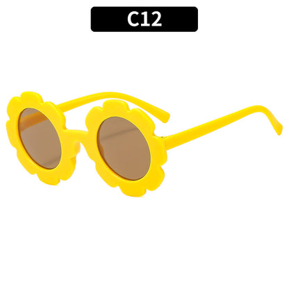 Colorful Children’s Classic Sunflower Sunglasses Cute UV Protection