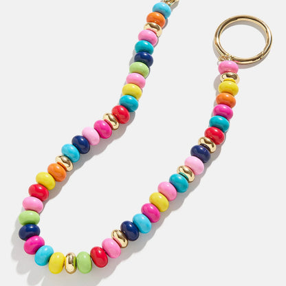 Colorful Flower Beads Keychain Bag Charms