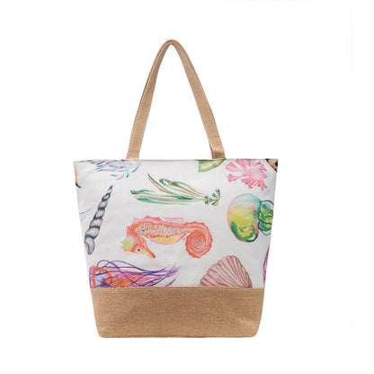Fashion Canvas Tote Bag Artistic Shoulder Bag