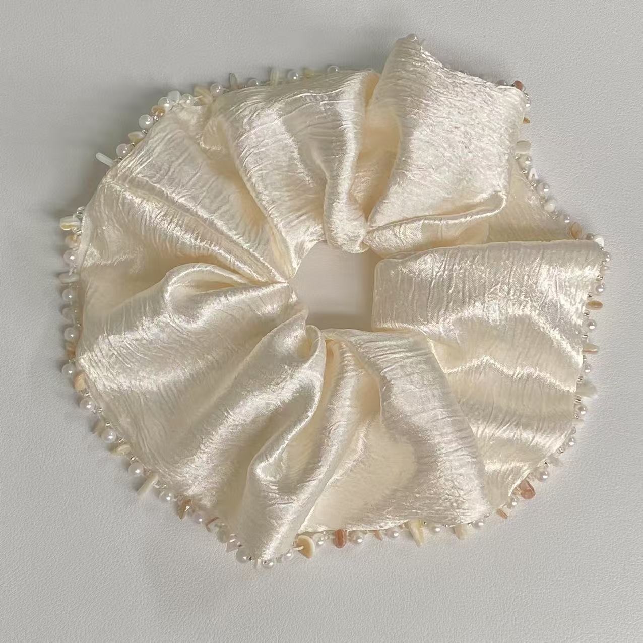 Pearl Shell Pendants Handmade Hair Tie