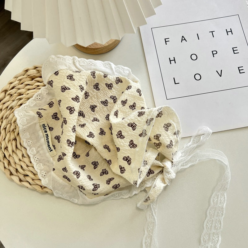 Haila - Farmhouse Romantic Floral Headscarf