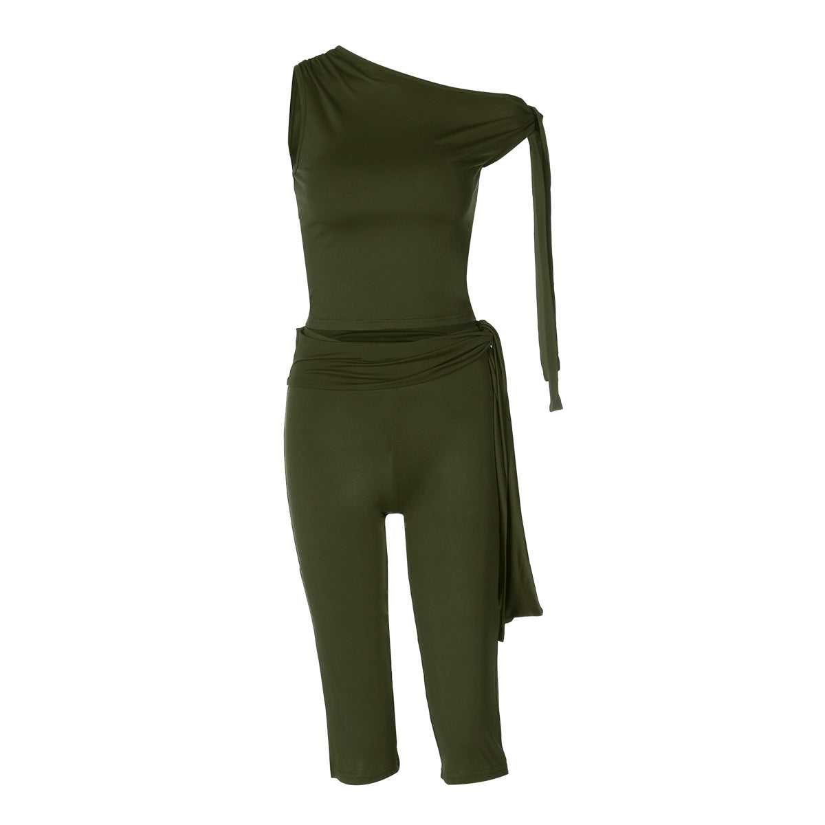 Women's Trendy Street Style Sleeveless Tops and Shorts Set