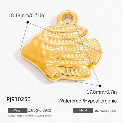 Stainless Steel DIY Ocean Series Coconut Tree Pendant Necklace