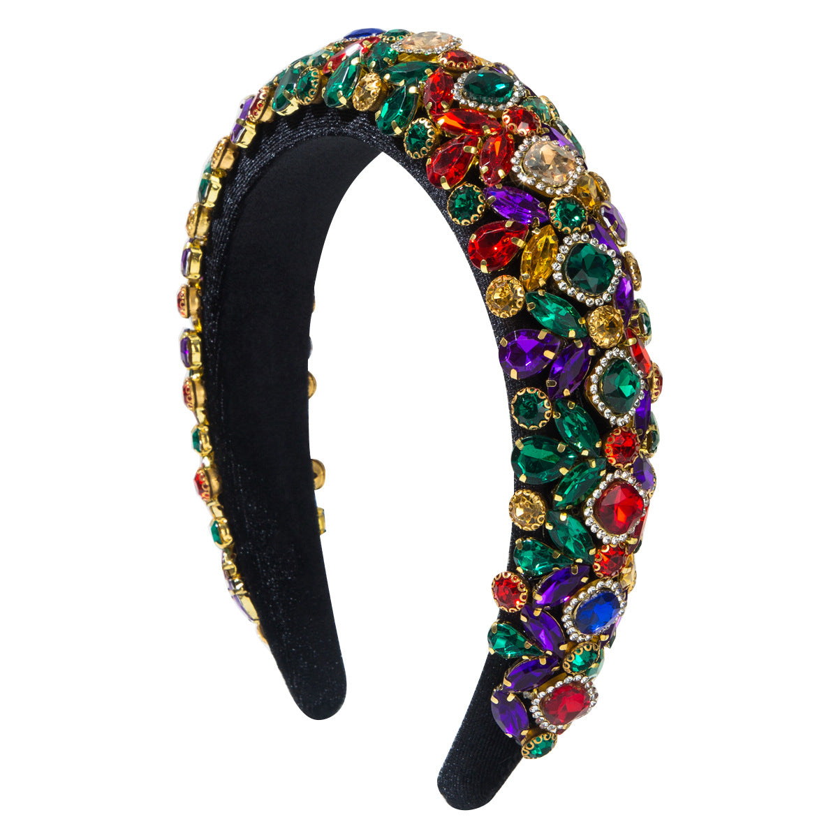 Baroque Wide Velvet Headband Vintage Elegant Hair Accessory