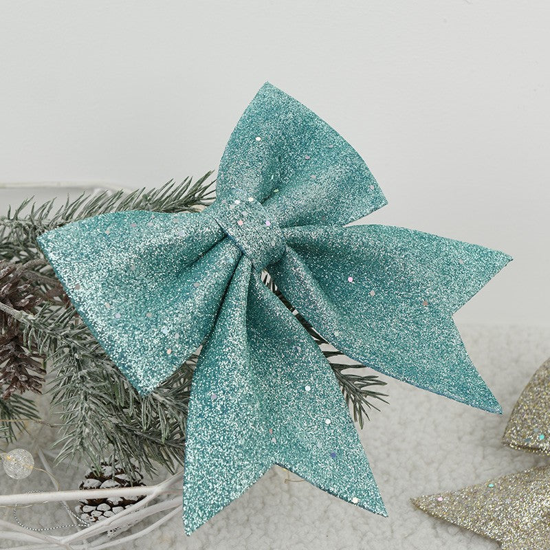Sparking Bow Knot Christmas Tree Wall Hanging