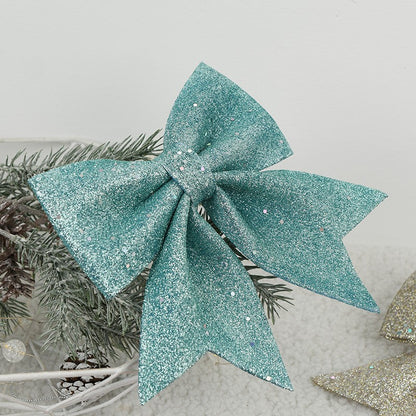 Sparking Bow Knot Christmas Tree Wall Hanging