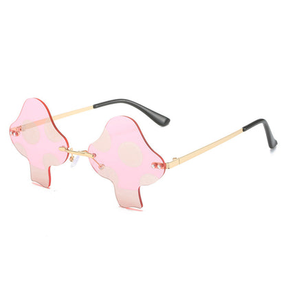 Trendy Mushroom Shaped Sunglasses | UV400 Protection | Fashion Statement