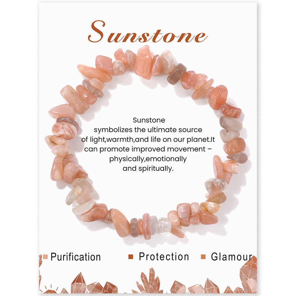 Vintage Irregular Stone Beaded Bracelet