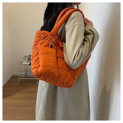 Simple Solid Color LargeÂ Capacity Tote Bag