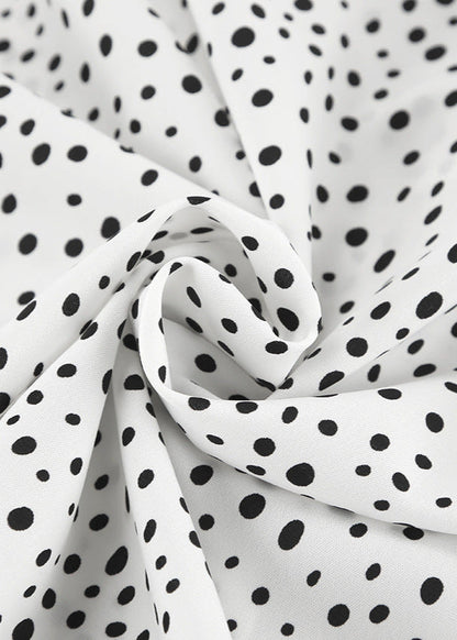 Polka Dot Lounge Set Lightweight Breathable Fabric