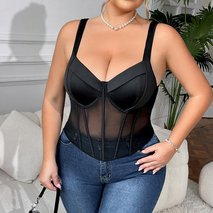 Sexy Plus Size Lace Bodysuit For Easter