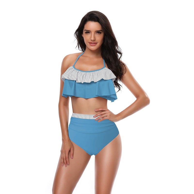 High-Waisted Swimwear Bikini Set For Women