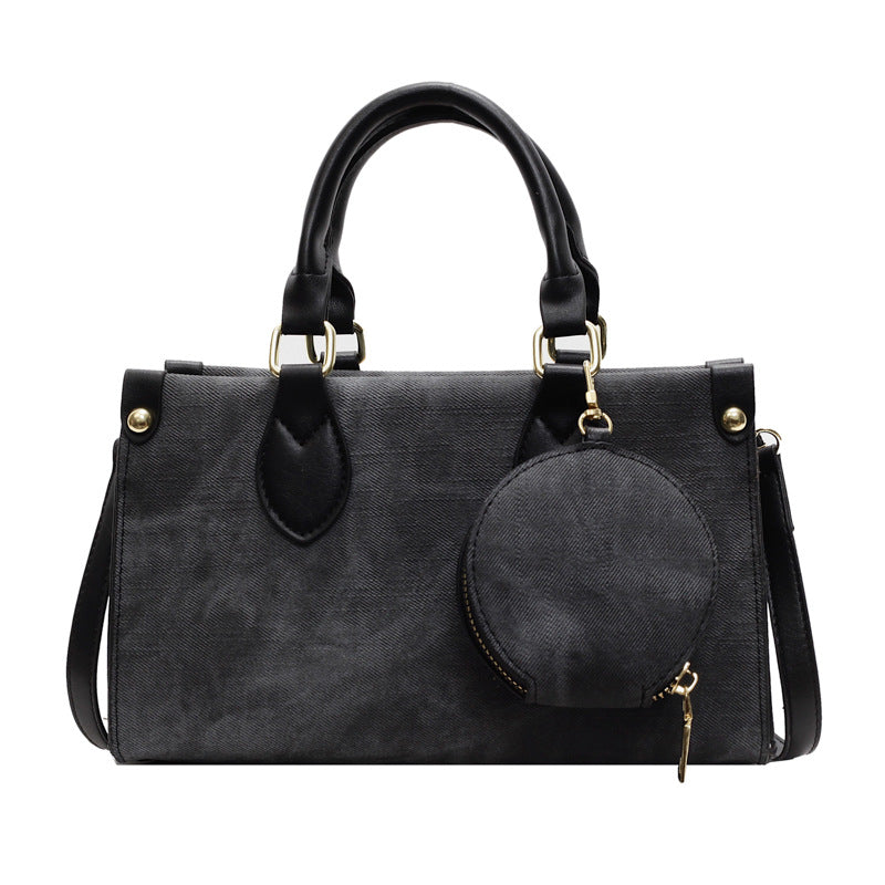 Vintage-Inspired Small Handbag for Women, Casual PU Crossbody Bag