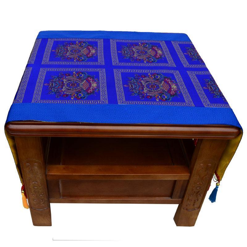 Tibetan-Style Folk Wind Tablecloth Custom Retro Long Table Tea Tablecloth Buddha Hall Decoration For Tablecloth Buddha Tablecloth
