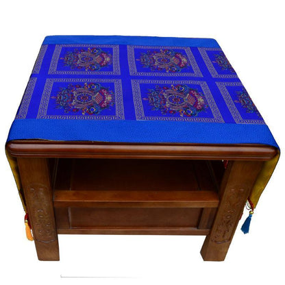 Tibetan-Style Folk Wind Tablecloth Custom Retro Long Table Tea Tablecloth Buddha Hall Decoration For Tablecloth Buddha Tablecloth