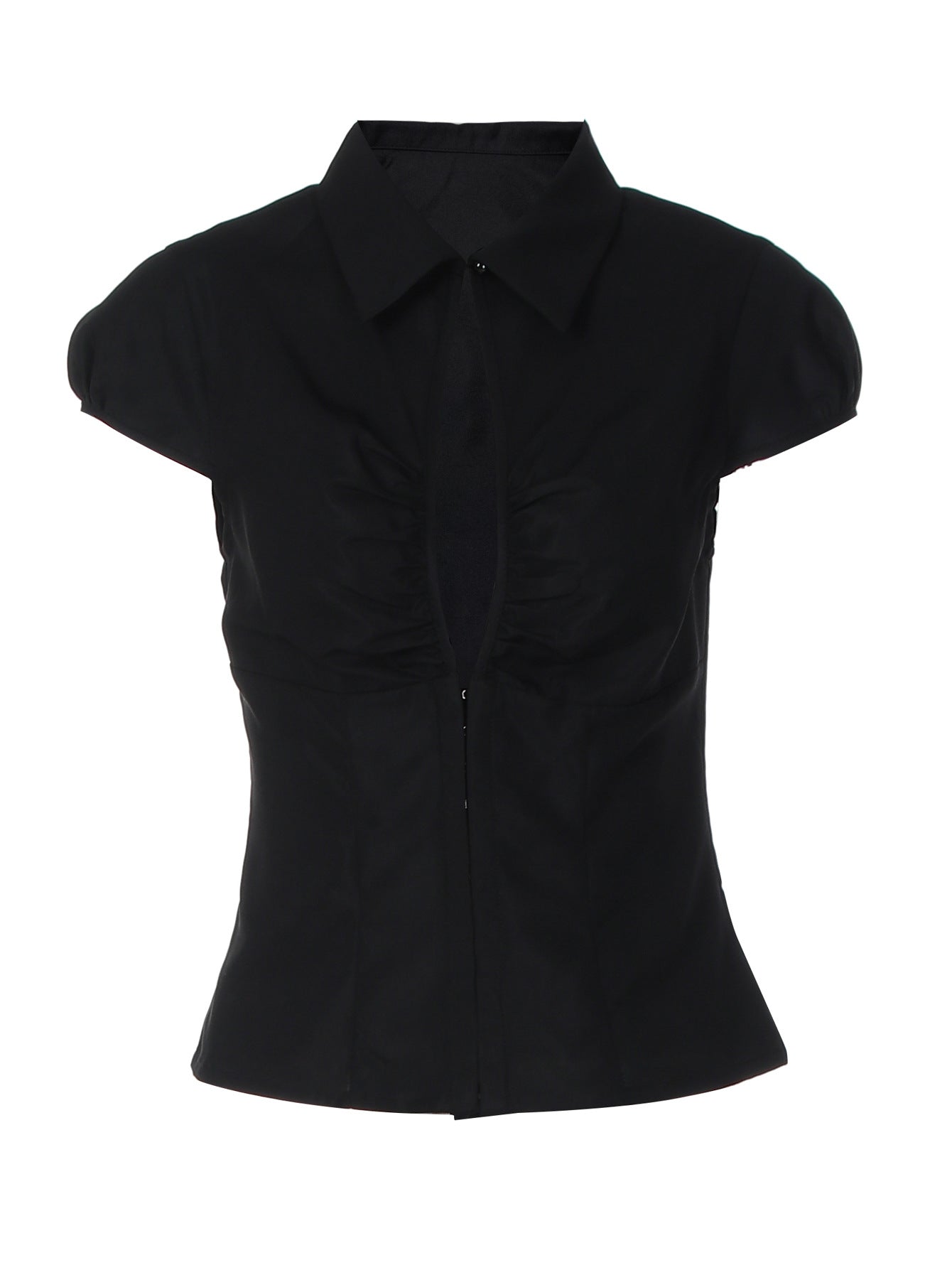 Trendy Slim Fit Cardigan Tee with Lapel Collar