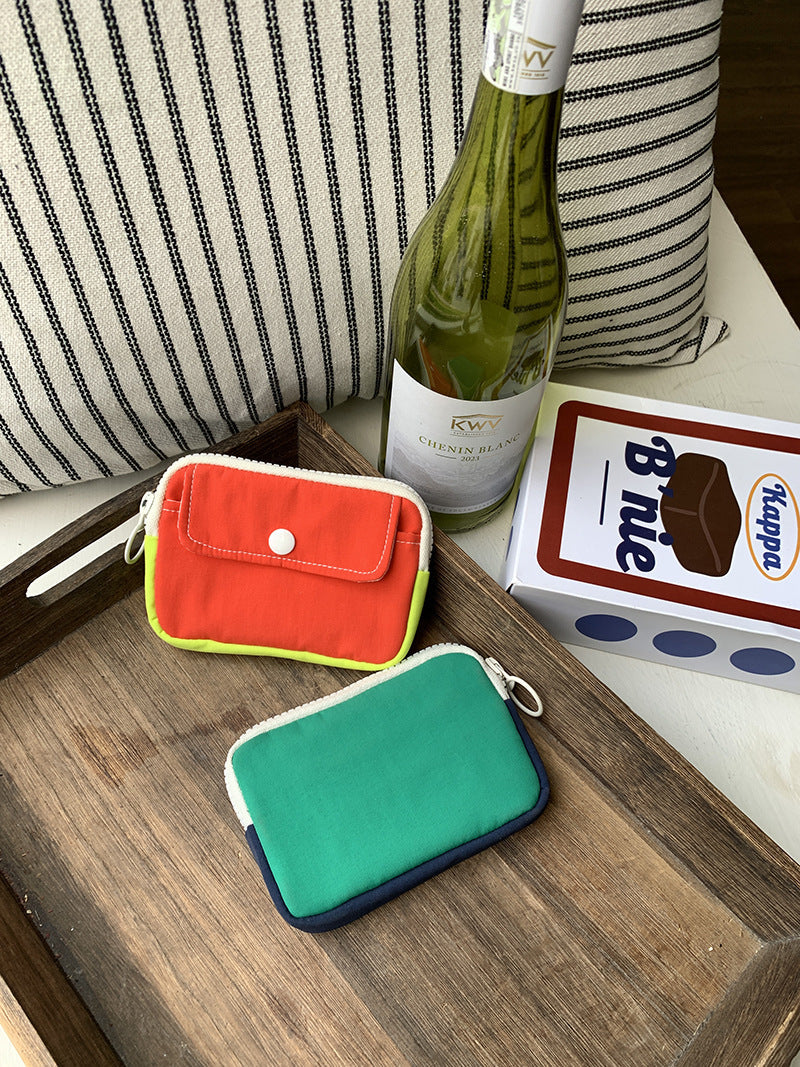 Cute Mini Coin Purse Portable Card Holder Bluetooth Headset Bag