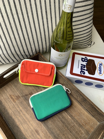 Cute Mini Coin Purse Portable Card Holder Bluetooth Headset Bag