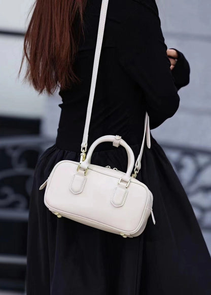 Compact Faux Leather Crossbody Bag Minimalist Design