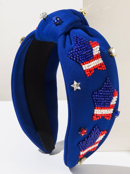 Creative American Flag Rhinestone Headband for Independence Day