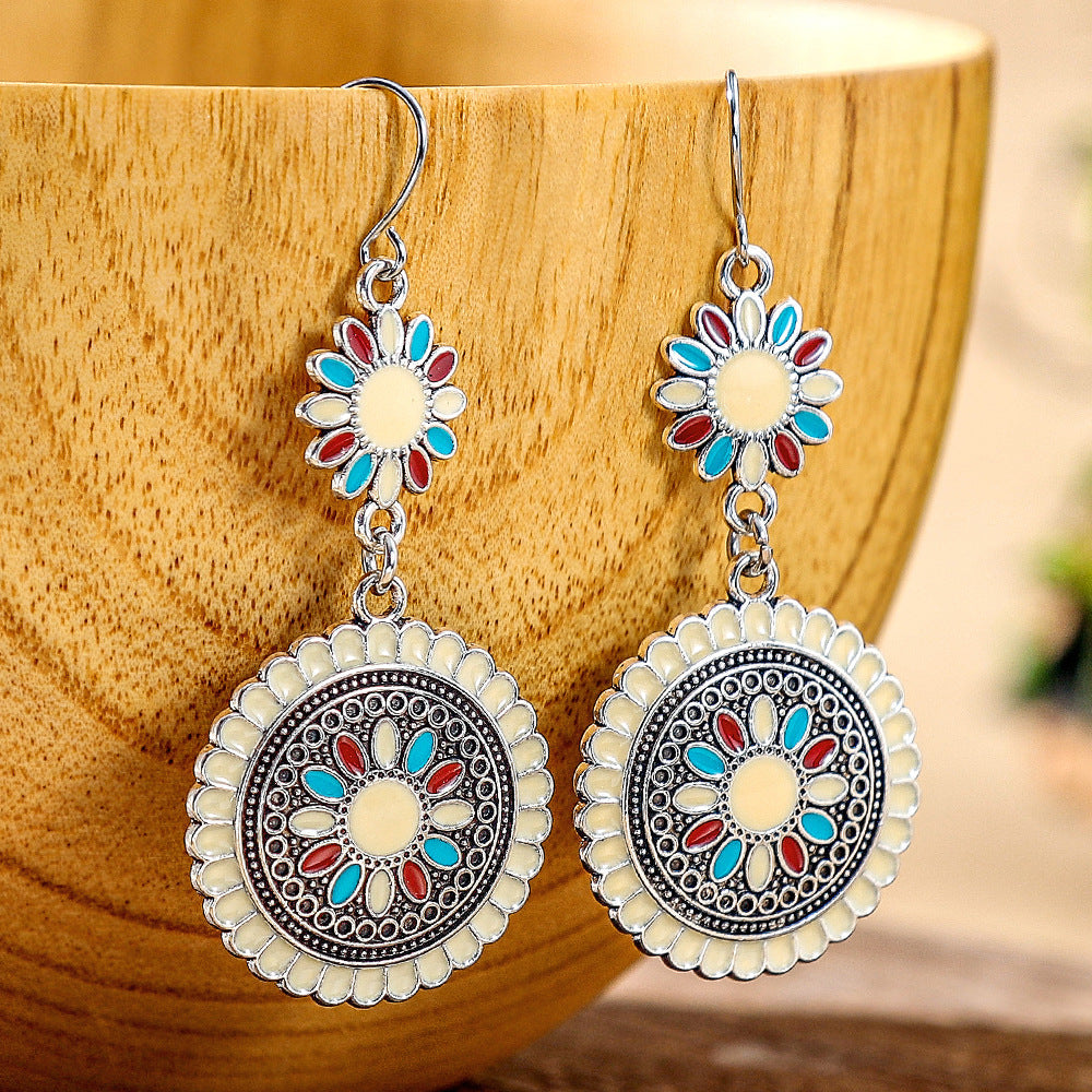 Trendy European & American Long Geometric Drop Earrings