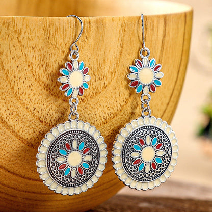 Trendy European & American Long Geometric Drop Earrings