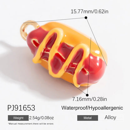 Alloy Pendant Necklace Trendy Fruit Design Handmade DIY Jewelry