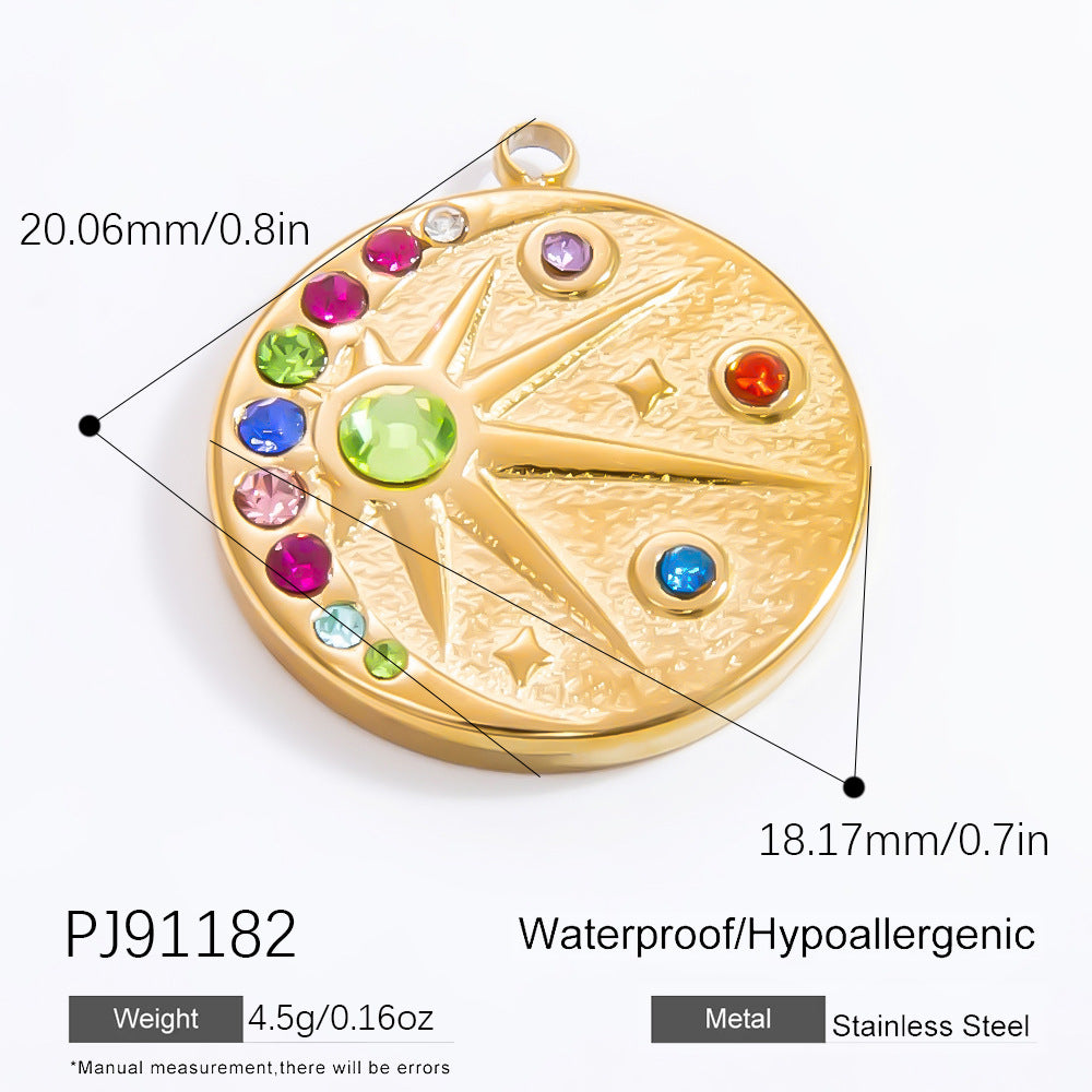 Elegant Stainless Steel Pendant Necklace Fashion Accessories