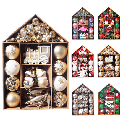 House Painting Christmas Plating Package Christmas Tree Ornaments Christmas Ball Set