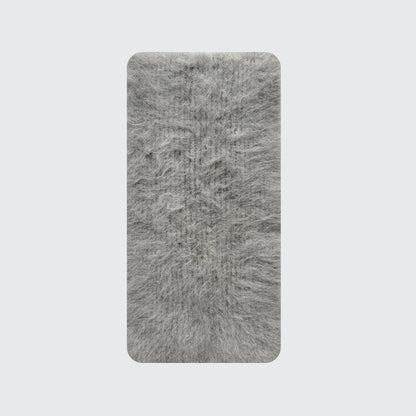 Classic Solid Knit Alpaca Scarf for Women