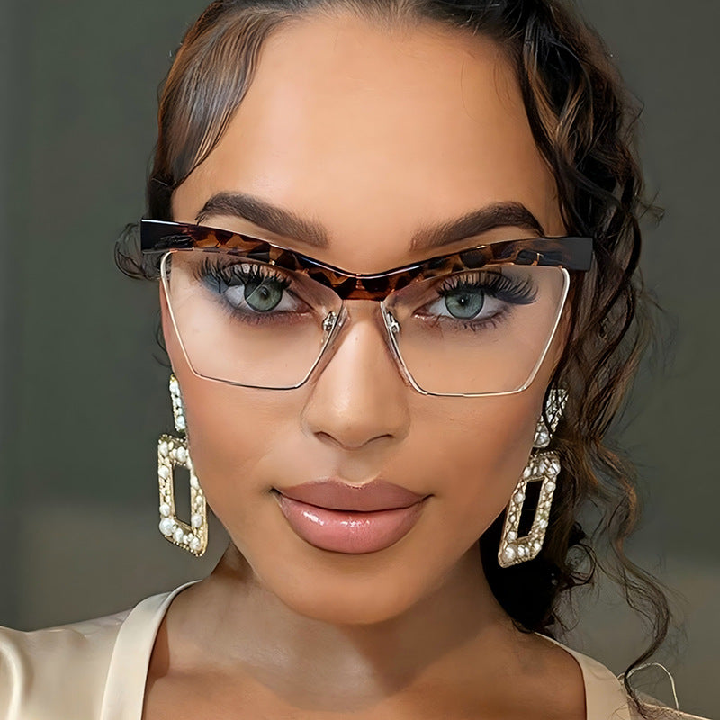 Fashionable Blue Light Blocking Rectangle Glasses for Adults